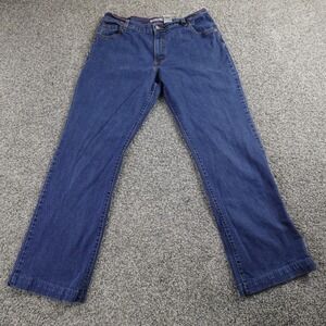 Levis Jeans Womens 16 Dark Blue Denim Pants 550 Relaxed Boot Western Stretch Y2K
